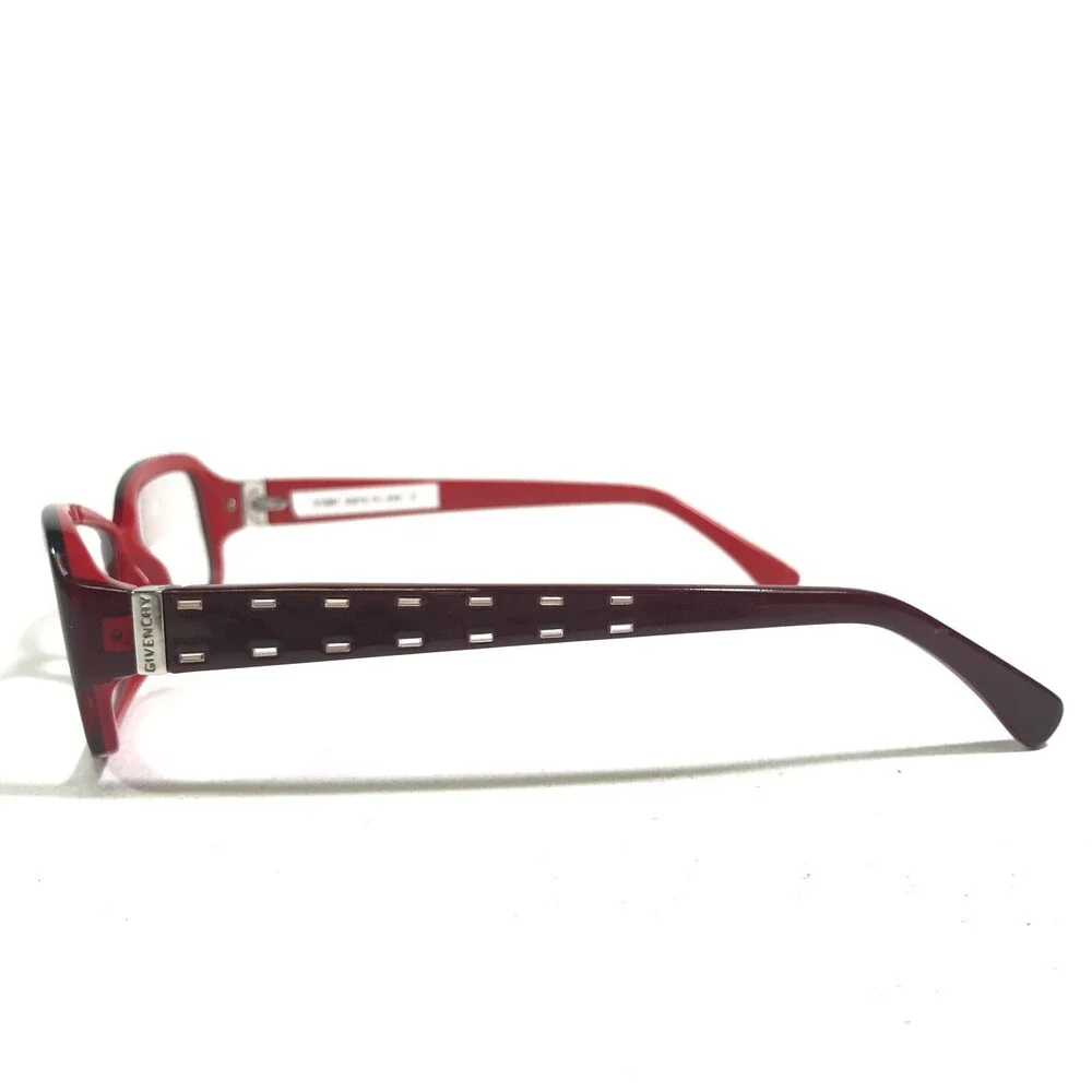 Givenchy Eyeglasses Frames VGV 565S COL.6EK Burgundy Red Crystals 53-15-135